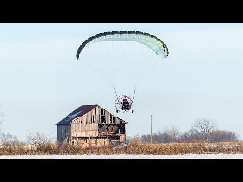 Powered Parachute Flight to Needham, Marietta & Shelbyville, Indiana - 12-23-19