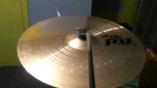 Video thumbnail for Paiste PST 5 Medium Crash 16" cymbal SOUND CHECK by Terry Wyatt