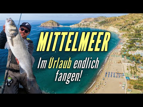 Finally, VACATION? || How to catch fish on the beach! | Sea bass fishing from the shore in the Me...