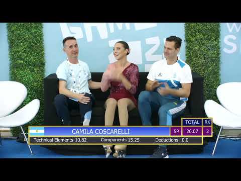 Camila Coscarelli (ARG) - Inline Senior Ladies - Short Program - WSG Argentina 2022