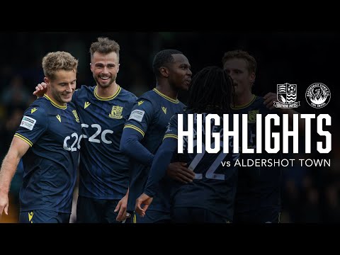 Highlights: Southend United 3-0 Aldershot Town