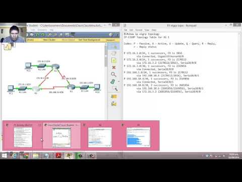 6.3.4.4 - 7.3.4.4 Packet Tracer - Investigating DUAL FSM