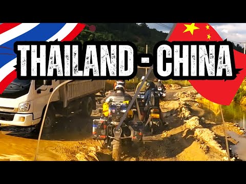 🇨🇳 Thailand ~ Laos BORDER CROSSING | #86 CHINA | ASIA motorcycle solo travel Africa Twin