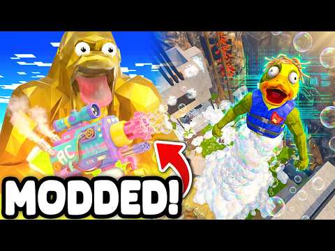 I Trolled with MODDED BUBBLE GUN in PUBLIC SERVERS in Animal Company!