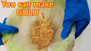 Gold Recycle from Scrap Components - How to Make Money Scraping Gold from Electronic Components