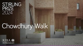 RIBA Stirling Prize 2024 shortlist: Chowdhury Walk