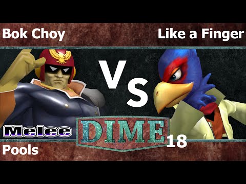 DIME 18 Melee - Bok Choy (C Falcon) vs Like a Finger (Falco) - Pools