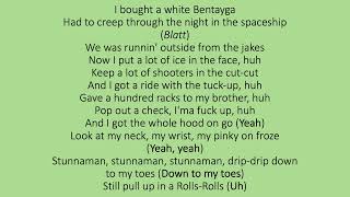 Roddy Ricch - Stunnaman ft. Birdman & Lil Wayne (lyrics)
