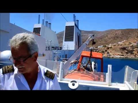 VITSENTZOS KORNAROS maneuver at Sikinos. Cpt Dimitris Ladas. 25/7/2013.