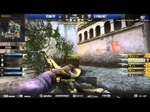 $3200   RGN European Open II Ro8   Team YP vs E Frag bo3 Map 1 Inferno