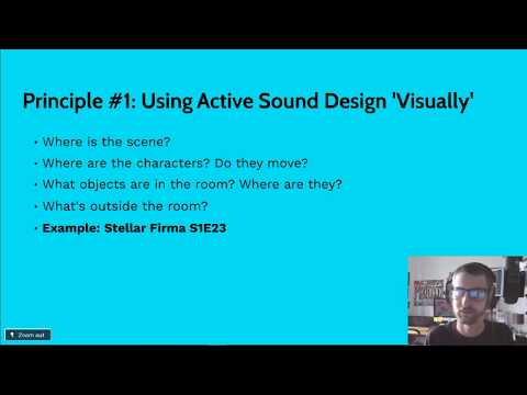 Active Sound Design Workshop (PodUK) - David Devereux (Tin Can Audio)