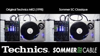 Video thumbnail for Technics SL 1200 | Cable original Vs. Sommer SC Classique by MAT7nueve