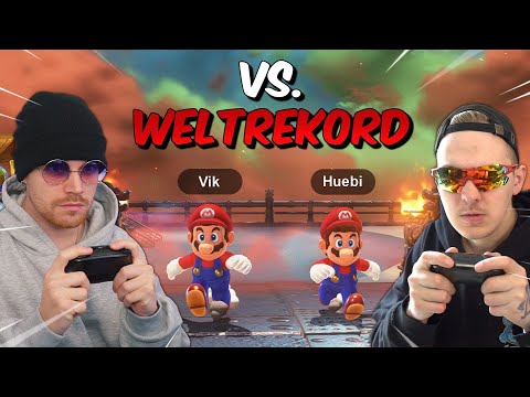 Schaffen WIR es den WELTREKORD zu schlagen? (Coop-Speedrun VS. Any% WR) | Mario Odyssey ft. @Huebi