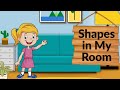 Shapes In My Room Song For Kids Circle Square Triangle Rectangle More