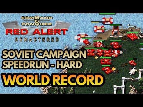 Red Alert Remastered Speedrun - Soviet Campaign in 54:43 [Hard]