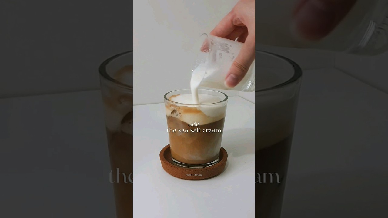 Sea Salt Cream Latte #coffee #latte
