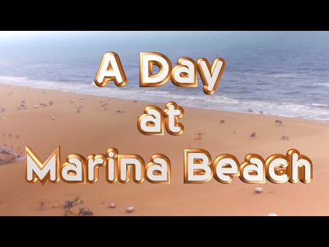 A Day at Marina Beach | World second longest Beach  |Virtual tour of Marina Beach from kid2teentv Video