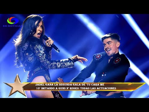 Jadel gana la segunda gala de 'Tu cara me  10' imitando a Guns N' Roses: todas las actuaciones