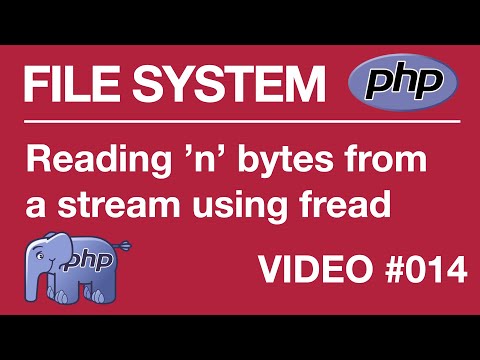 PHP | FILE SYSTEM | BEGINNER | Bytes | Stream | fread 014 Tips from a Self Taught Developer