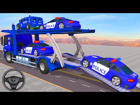Grand Police Transport Truck Vehicles Simulator - Police Cars Driving 3D - Android GamePlay HD #2