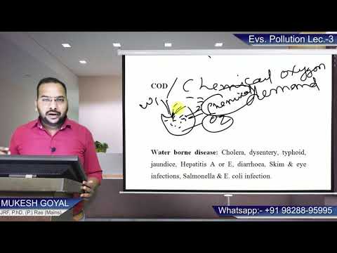 People Development & Environment  ugc net -BOD-COD & Water Borne Diseases LECTURE-3 Video