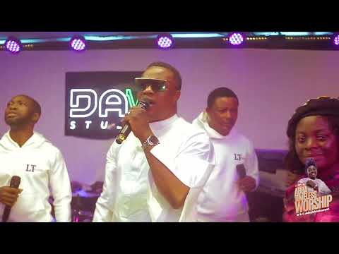 Lanre Teriba Atorise ministering at 21 Days of Abba Timeless Worship