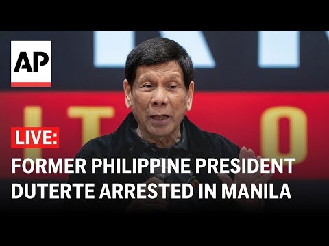 LIVE: View from Manila after former Philippine President Rodrigo Duterte arrested