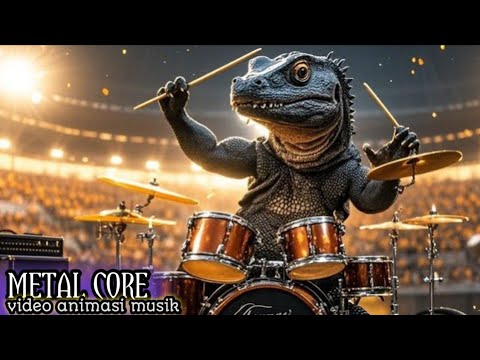 Garuda Di Dadaku - METAL VERSION Komodo Scream Lagu Indonesia Terbaru (Video Musik Animasi)