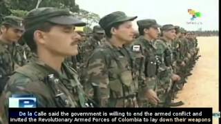 preview picture of video 'Colombia and Farc guerrillas ready for Cuba negotiation'
