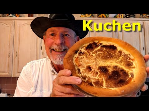 Apricot Kuchen - German Coffee Cake