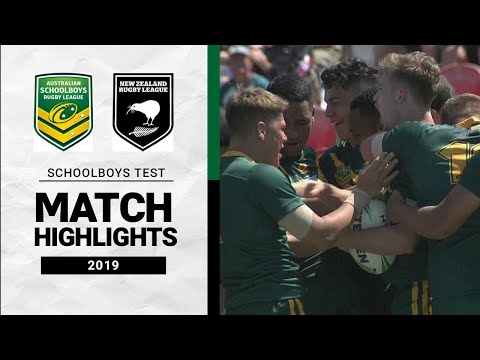 Australian Schoolboys v Junior Kiwis | Match Highlights | 2019 | Test Match