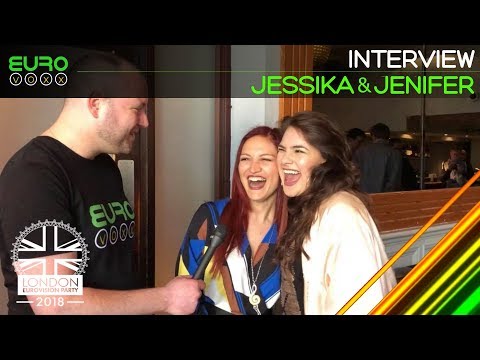 Jessika feat. Jenifer Brening interview (San Marino 2018) | London Eurovision Party 2018 | Eurovoxx