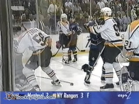 Craig Berube vs Sergei Zubov Apr 26, 1996