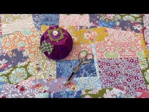 #scrappyquilt - Scrappy quilt with Tilda fabrics, Part 1@willowhilldesigns7