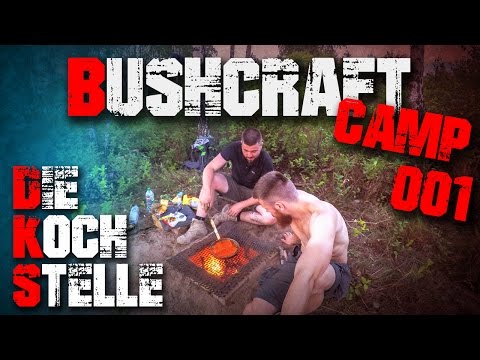 #001 - Cooking Stove Overnight - Bushcraft Camp Survival - Germany (German)