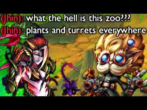 NERF ZOO BOTLANE - ZYRA AND HEIMERDINGER