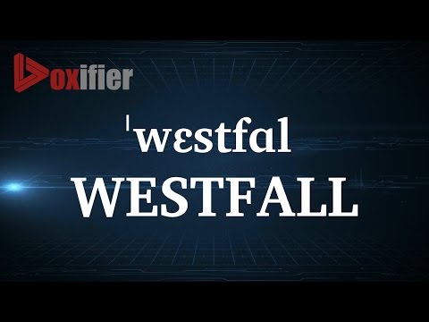 How to Pronunce Westfall in English - Voxifier.com