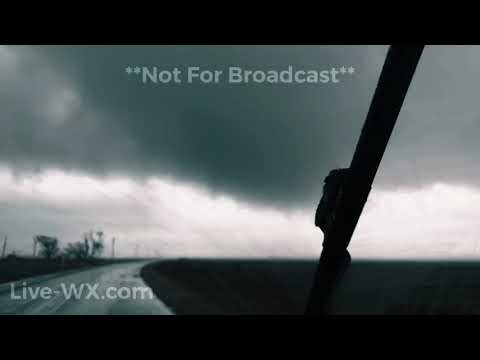 03/13/2021 Happy, TX - Tornado Crosses Highway