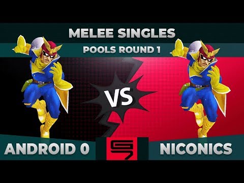 Android 0 vs Niconics - Melee Singles: Pools R1 Winners QF - Genesis 7 | Cpt Falcon vs Cpt Falcon