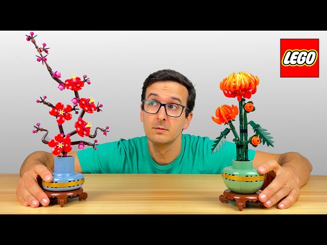 Vídeo relacionado con LEGO Botanicals Plum Blossom Set For Adults - Artificial Flowers for Indoor Incl. a Buildable Flowerpot - Home Office Decor Display Piece - DIY Gift for Women and Men - 10369