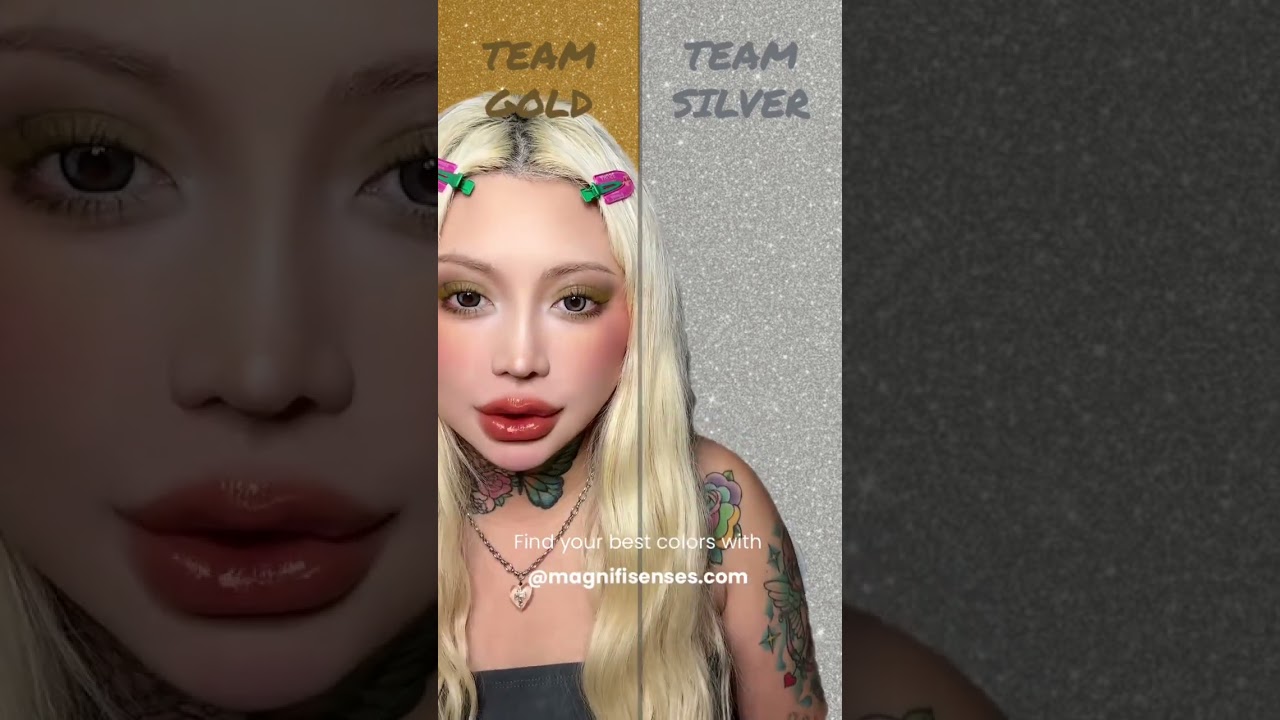 面白いフィルター見つけた💛イエベメイクかブルベメイクが似合うか分かるんやって🥺