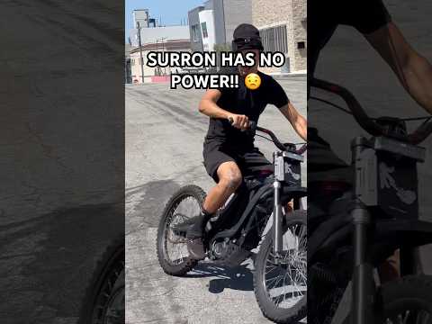 SURRON HAS NO POWER!!😳 #surron #ebike #emoto #eride #electric #talaria #eridepross #lightbee