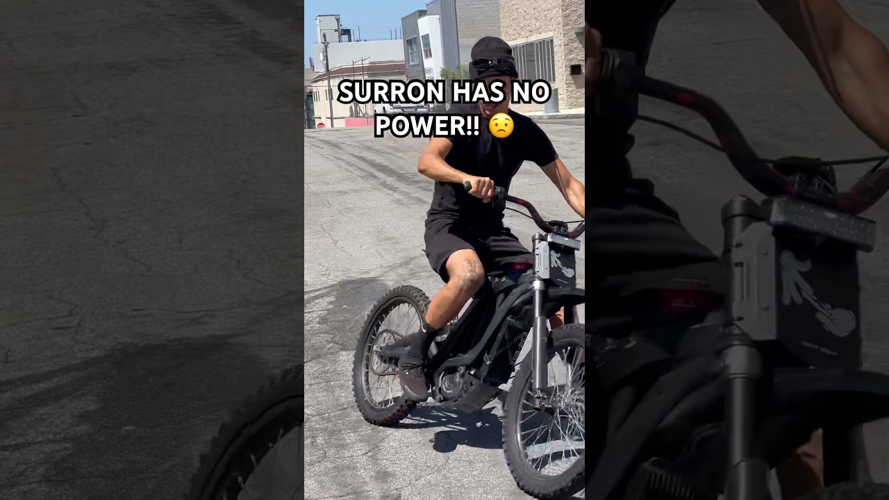 SURRON HAS NO POWER!!😳 #surron #ebike #emoto #eride #electric #talaria #eridepross #lightbee