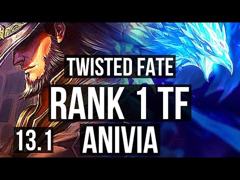 TF vs ANIVIA (MID) | Rank 1 TF, 3/1/10, Rank 8 | EUW Master | 13.1