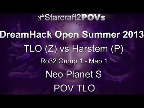 SC2 HotS - DreamHack Open 2013 - TLO vs Harstem - Ro32 Group 1 - Map 1 - Neo Planet S - TLO