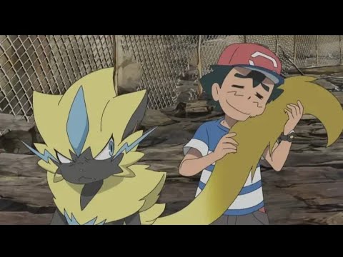 Ash Vs Zeraora [FULL FIGHT] - Pokemon Sun and Moon Episode 100 and 101「AMV」