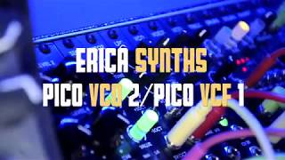 Video thumbnail for Erica Synths -Pico VCO 2 analogue oscillator /Pico VCF1 smaller Polivoks filter brother in music by Dziam Bass