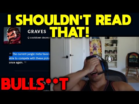 Tyler1 Loses it to Graves Buff in Patch 12.17