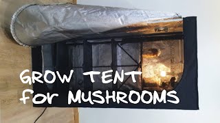 GrowTent Assembly for future Mushrooms