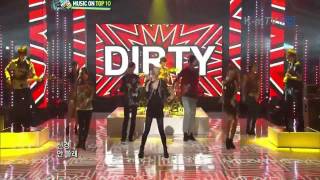 [12.03.02] Miryo - Dirty (Remix) @  JTBC Music On Top